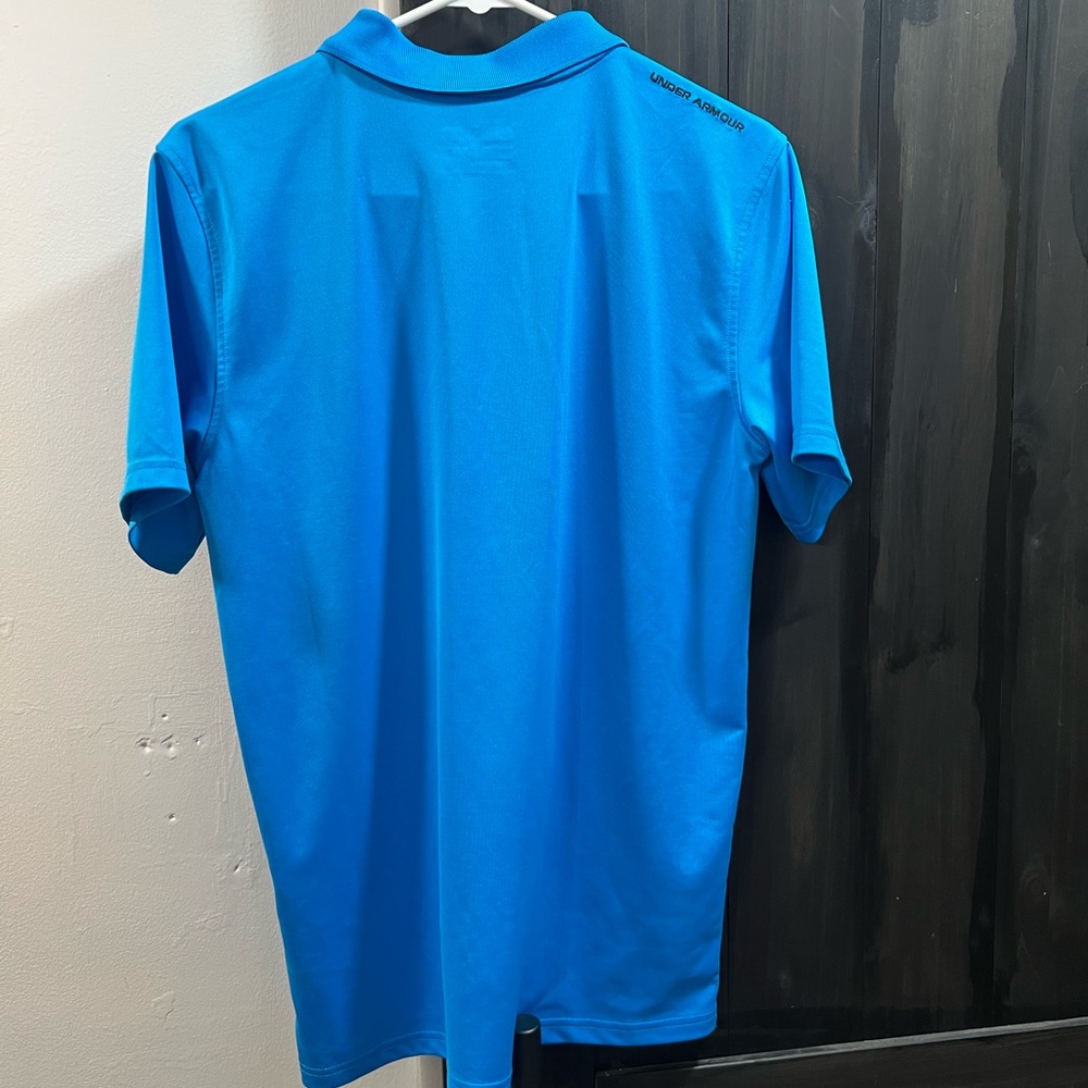 Under Armour Blue Performance Polo Shirt - Picture 2 of 5